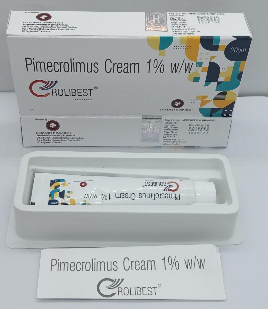 Pimecrolimus Cream 1% w/w